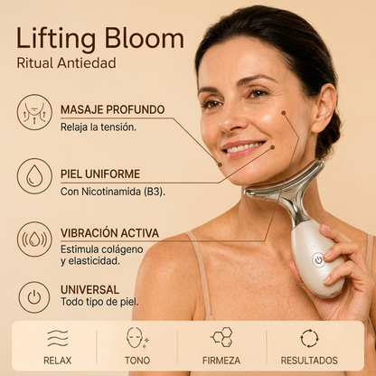 Reafirma, Tonifica y Relaja la piel del rostro y cuello. Zephyrumluxe